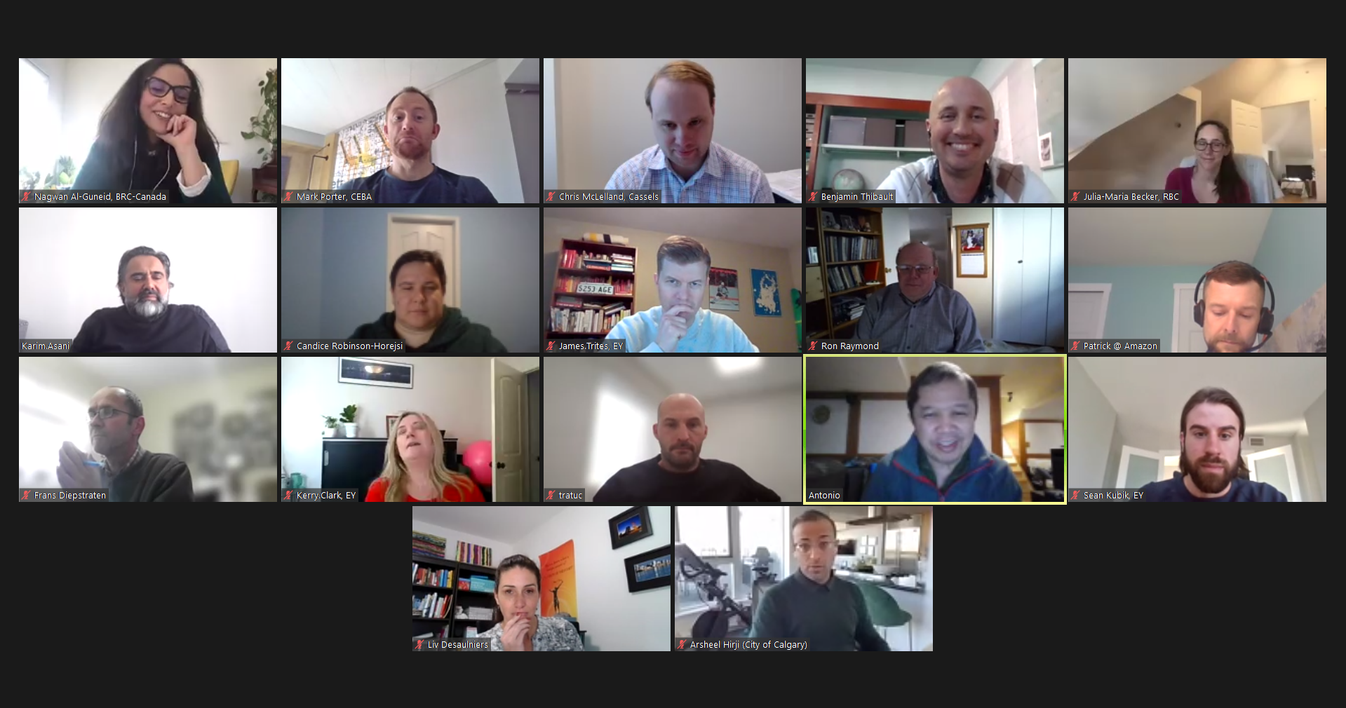Participants at Bootcamp