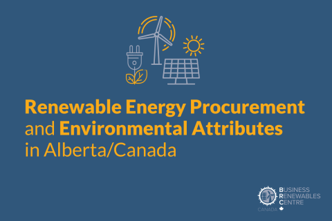 Renewable Energy Procurement and Environmental Attributes in Alberta/Canada primer