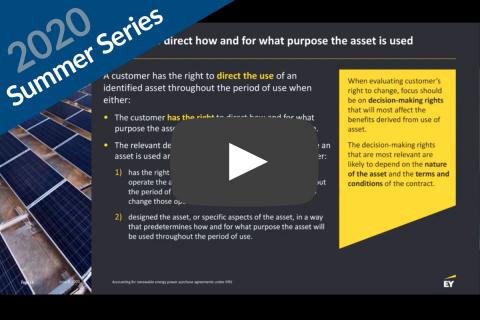 Demystifying IFRS for Renewable Energy Power Purchase Agreements with EY