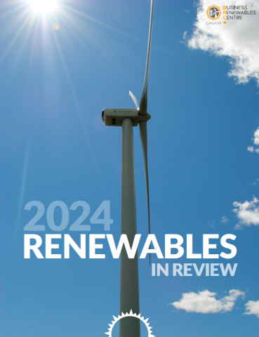 2024 Renewables in Review cover page