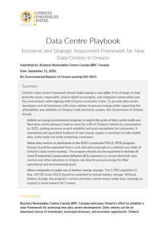 Data Centre Playbook